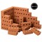 Construction Stacking Building Red Brick Block, Rectangle Foam Kids Pretend Play Creativity Toy